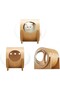 Spaceship Alpha, Warm and Cozy Pet Bed for Cat & Dog, Yellow Wood Color, 42×42×60 cm - 3
