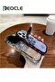 جراب هاتف مخفي مزود بحامل رائد فضاء لهاتف iPhone 14 13 Pro، واقي عدسة كاميرا رائد فضاء لطيف - 4