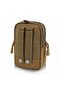 Tactical Beige Modular Molle Phone and Multi-Purpose Carrying Pouch - 4