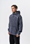 Men's Muse Printed Washable Hooded Oversize Hoodie Smoked - 3
