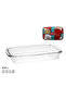 Medium Rectangular Glass Roaster 2.2L- Transparent - 3