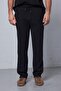Men's Ribbed Baggy Fit Comfortable Tracksuit Black - 4
