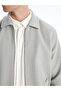 Özmarka New Season Standard Fit Shirt Collar Men's Coat - 3