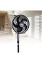 16-Inch Electric Floor Standing Pedestal Fan (ST-4204) with remote control, 3 Speeds, 5 Blades - 6
