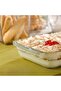 Medium Rectangular Glass Roaster 2.2L- Transparent - 6