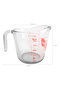 Glass Measuring Jug 1 L - Durable Heat-Resistant with Clear Graduated Markings|Transparent - 2