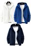 3-Piece Hooded Unisex Zippered Sweatshirt / Cardigan