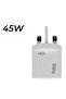 شاحن SP-310 فائق السرعة بقوة 45 وات بتقنية PD+QC3.0 مع كابل USB-C متعدد الاستخدامات وحماية مدمجة للسلامة - 6