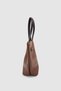 Ferny Belt, Buckle and Stitching Detailed Arm and Shoulder Bag Tan - 5