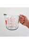 Glass Measuring Jug 1 L - Durable Heat-Resistant with Clear Graduated Markings|Transparent - 6