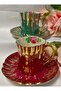 Mum Porselen El Boyama 2-Piece Coffee Cup Set ()