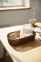 18X11 cm Rattan Material Bathroom Kitchen Bedroom Organizer Bread Basket - 3