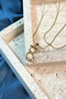 Cat Model Stone Design Sequential Model Gold Color Women's Chain Necklace - 3