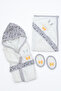 Baby Boy Rabbit Luxury Bathrobe Set Towel Set 100% Cotton Fabric 0-2 Years Old Stl7100 - 3