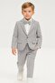 Boy's Zr Suit with Jacket / Jacket, Pants, Shirt, and Bow Tie Is Slim Fit - 2