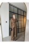Shawl Detail Jacket Pants Mink Suit - 2