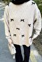 Ribboned Knitwear Sweater Beige - 3
