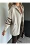 Stone Sleeves Knitwear Boucle Coat - 4