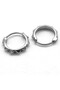 Nail Design Ring-Passable 316L Stainless & Non-Tarnish Steel Earrings Pair - 3