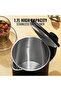 Stainless Steel Electric Kettle 1.7L (ST-6023) 1500W, Automatic Power Off, Anti-Dry Protection - 3