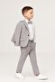 Boy's Zr Suit with Jacket / Jacket, Pants, Shirt, and Bow Tie Is Slim Fit - 3
