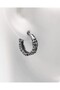 Gothic Design Hoop Unisex 316L Stainless & Tarnish-Free Steel Earrings Pair - 8