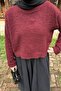 Striped Fisherman Sweater Burgundy - 3