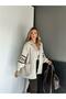 Stone Sleeves Knitwear Boucle Coat