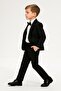 Boy's Zr Suit with Jacket / Jacket, Pants, Shirt, and Bow Tie Is Slim Fit - 4