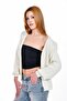 Trend Women's Balloon Sleeve Knit Cardigan