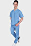 Blue Scrubs Nurse Uniform Doctor Uniform Set Hospital Uniform Baker Dishwasher Uniform
