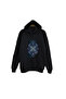 Motif - Carpet - Woven Printed Unisex 100% Cotton Black Hooded Sweatshirt
