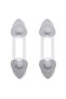 Transparent Multi-Purpose Cabinet Drawer White Goods Baby and Child Safety Lock 2 Pieces - 3