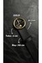 Keen Round Gold Buckle Model Women's Belt Waist Belt Coat Belt Dress Belt Trouser Belt - 3