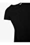Viscose Blend Short Sleeve Crew Neck Mini Dress - 5