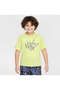 Bold Move Df Ss Top Dri̇-Fi̇t Yellow Children's T-Shirt 86m750
