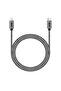 Cablu de date USB-C la Lightning, metalic, gri spațial (1,2 m) - 2