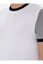 White Slim Fit Crew Neck Knitwear T-Shirt 50285435-Vr013 - 7