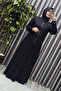 Women's Clothing Plus Size Rivet Decorated Long Dress