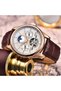 Automatic mechanical watch, Lige, Elegant, Business, leather strap - 3