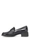 Elit Pm161 K1066 Women's Crocodile Classic Heeled Shoes Black - 3