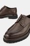 Men's Brown Genuine Natural Leather Size 39-45-46 Lace-Up Oxford Shoes - 5