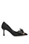 Elit Pm492 K1726 Women's Classic Heeled Shoes Black