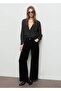Velvet Wide Leg Jeans - 2