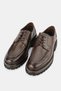 Men's Brown Genuine Natural Leather Size 39-45-46 Lace-Up Oxford Shoes - 3