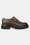 Men's Brown Genuine Natural Leather Size 39-45-46 Lace-Up Oxford Shoes - 7