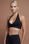 Amara Black Seamless Women's Sports Bra - 5