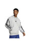 Essentials 3-Stripes French Terry Men's Grey Casual Style Sweatshirt Jd1871 - 3
