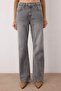 Gri  Yüksek Bel Wide Leg Jeans TWOAW26JE00007 - 3