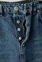 Orta Mavi %100 Pamuk Baggy Fit Jeans Kot Pantolon TMNAW24JE00027 - 8